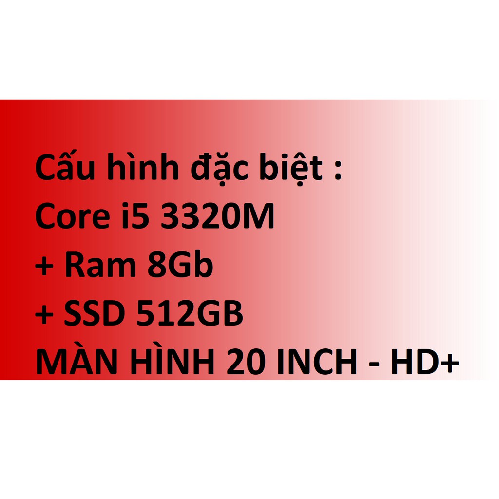 CASE ALL IN ONE (Màn hình 20 inch - HD) Fujitsu K554 CPU Core i5 3320M + Ram 8GB  + SSD 512Gb - Bảo hành đến 36 tháng | BigBuy360 - bigbuy360.vn