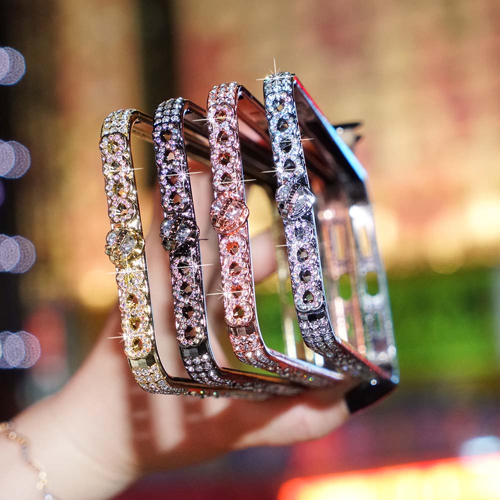 Ốp Điện Thoại Viền Kim Cương Thời Trang Cho Iphone 14 Pro Max 11 Pro Max XR 11 12 Pro Max 7 / 8 / XS Max 13 Pro Max