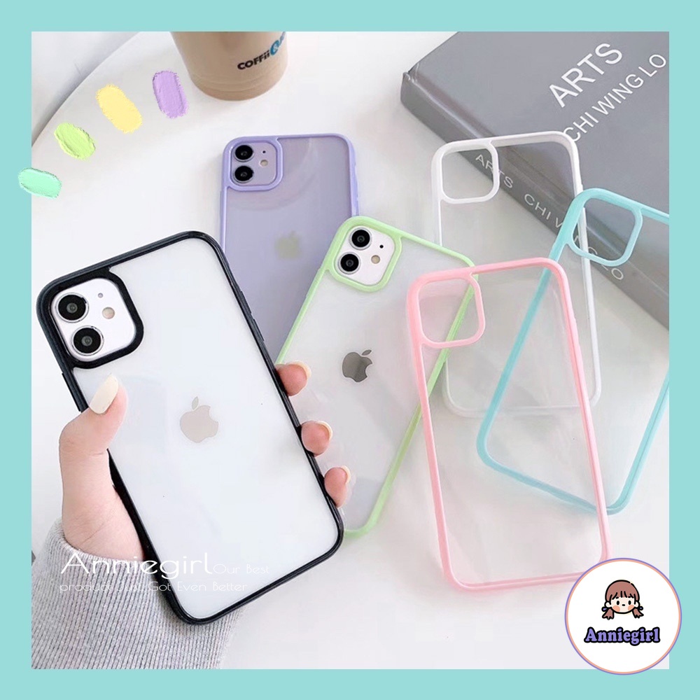 Ốp Điện Thoại Tpu Màu Kẹo Trong Suốt Dễ Thương Cho Iphone 12 11 Pro Max X Xs Max Xr 8 7 Plus Se 2020 | BigBuy360 - bigbuy360.vn