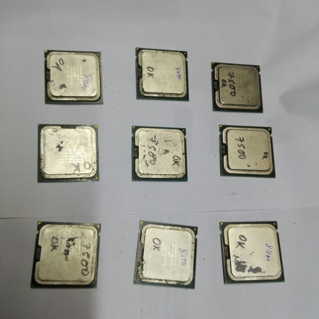 Chip CPU Q9400 E8400 E7500 Socket 775