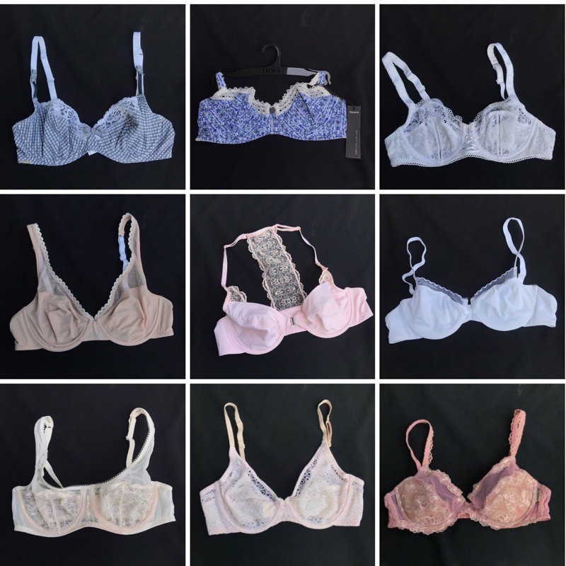 Áo lót mỏng size 34B 75B vnxk chuẩn