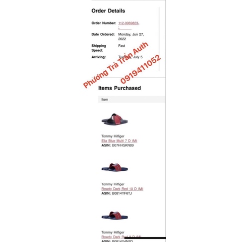 Dép nam Tommy Hilfiger ELLA