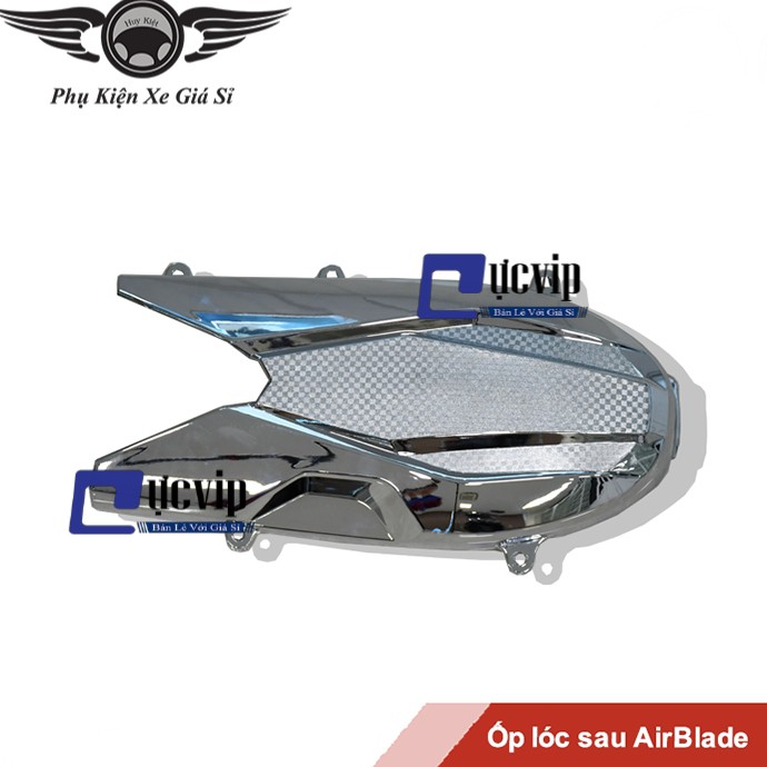 [Giá Hủy Diệt] Chụp Lốc Máy Sau AirBlade 2016 - 2019 Xi Mạ Crom 2577