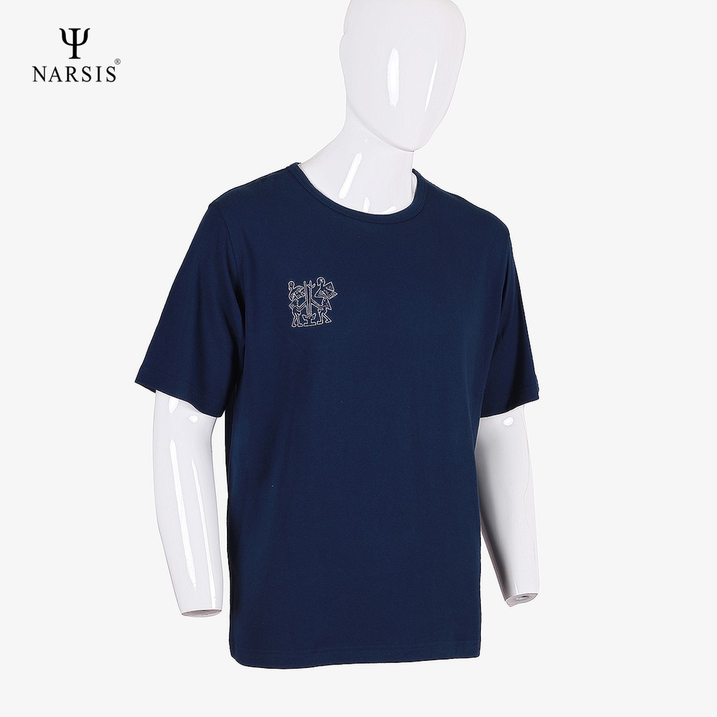 Áo thun nam Narsis D6020 navy blue