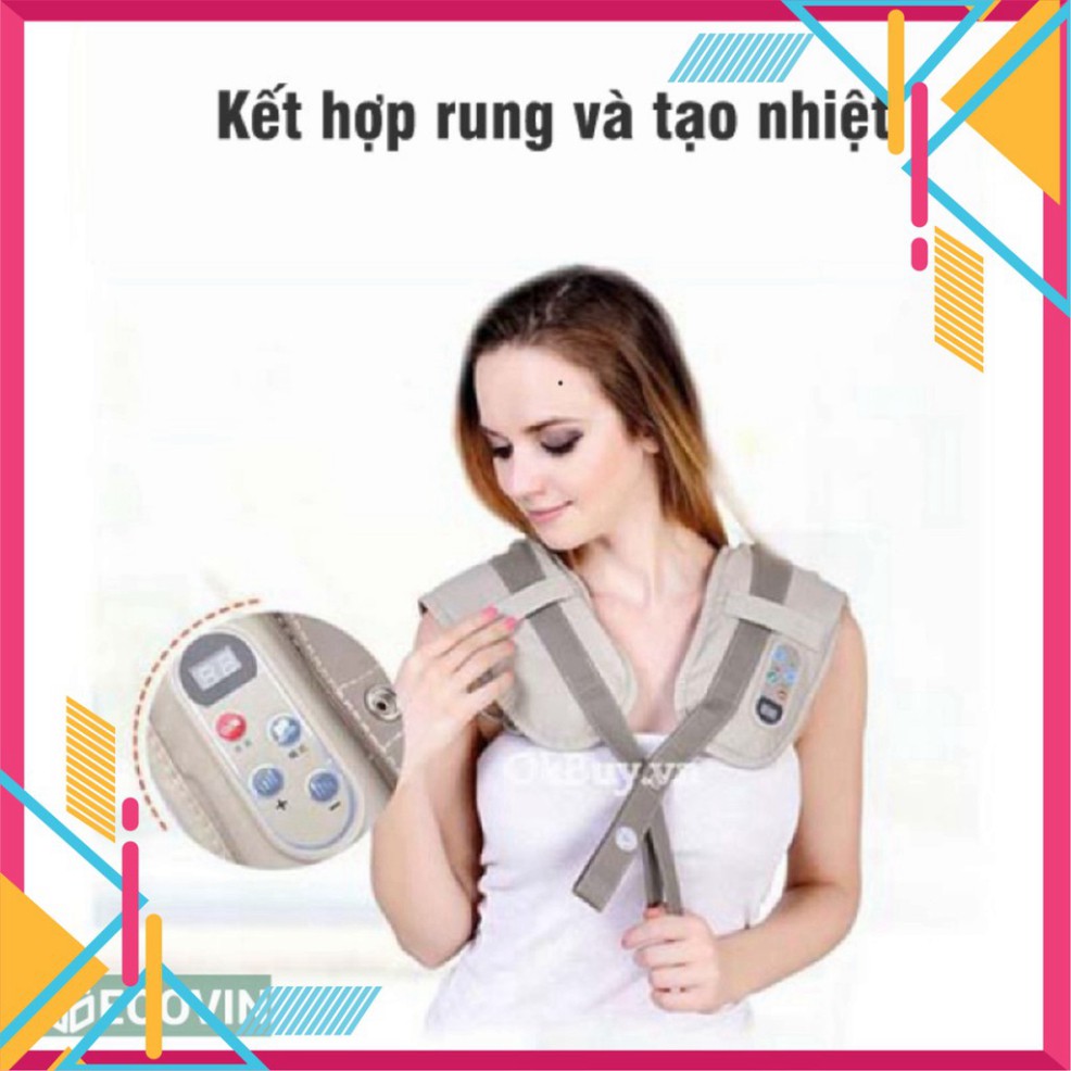 [FreeShip] Máy Đấm Lưng Xoa Bóp Bấm Huyệt Massage Nhật Bản [Hàng Chính Hãng] [Chính Hãng]