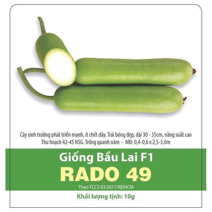 RD Bầu trái dài F1 Rado 49