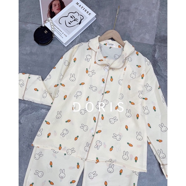 BỘ BẦU  PIJAMA MẶC BẦU VÀ SAU SINH XỐP MỀM CÓ KHOÁ TI TIỆN LỢI CHO MẸ