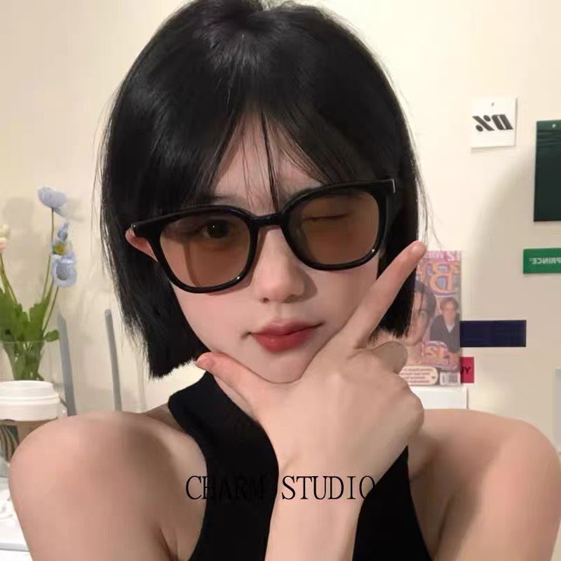 Kính mát nam nữ gọng vuông thời trang Hàn Quốc mắt kính râm nam cao cấp chống tia UV unisex hotrend đẹp