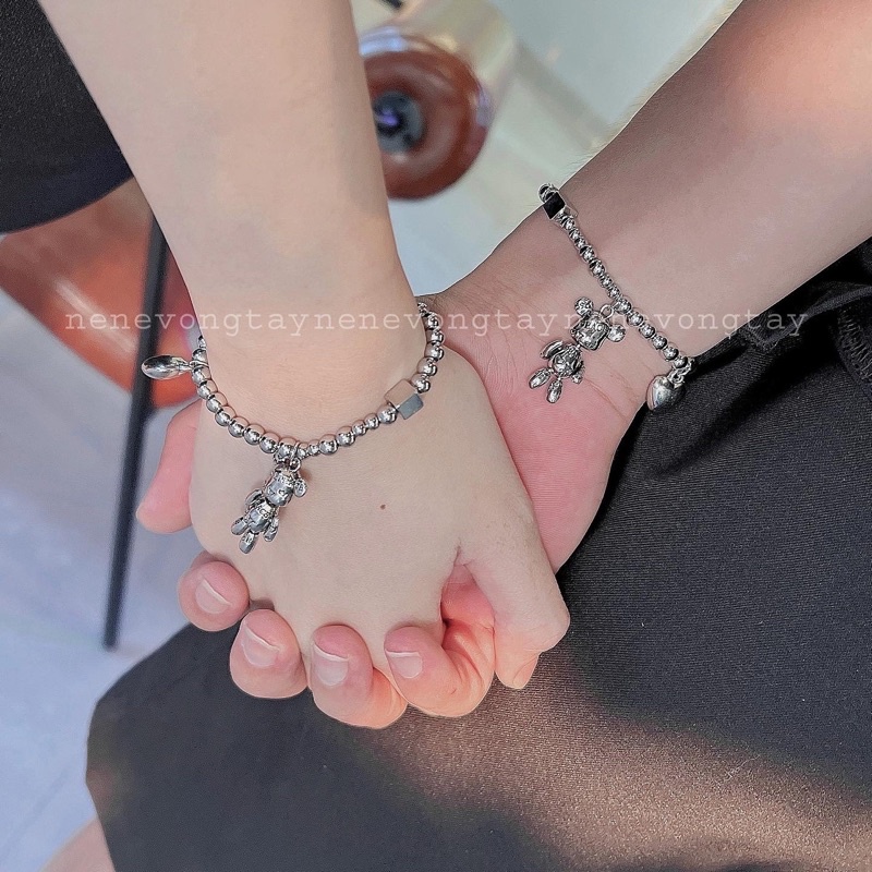 [ẢNH THẬT] Vòng bi tag gấu inox xinh đẹp