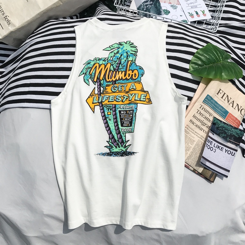 [ GYMEN ] Áo Thun Ba Lỗ Phong Cách Hàn Quốc Streetwear In Thể Thao Nam Big Size Co Giãn Cổ Tròn Thun Lạnh Tập Vải Thoáng Thun Lạnh PE Co Giãn Thoải Mái Vận động Trẻ Trung Form Chuẩn Cao Cấp Chuẩn Form Chạy Bộ Chuyên Thể Dục Bóng Rổ Cầu Lông Gym