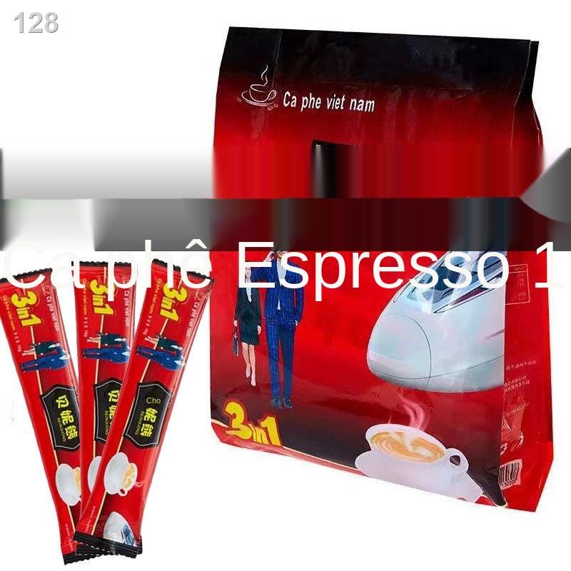 Cà phê nhập khẩu Việt Nam, cà phê bột ba trong một espresso, đốt than, giải khát, giải khát, gấu Bennie gấu sọc sinh viê