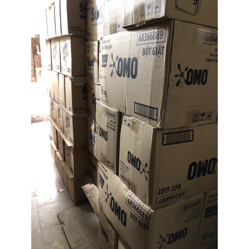 (XOÁY BAY MỌI VẾT BẨN) Bột giặt OMO MATIC xanh (cửa trước) 6kg