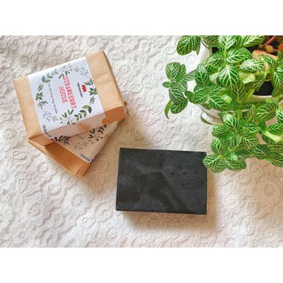 Xà bông Than Hoạt Tinh - Xà phòng rửa mặt, tắm Handmade (HSD 18 tháng)