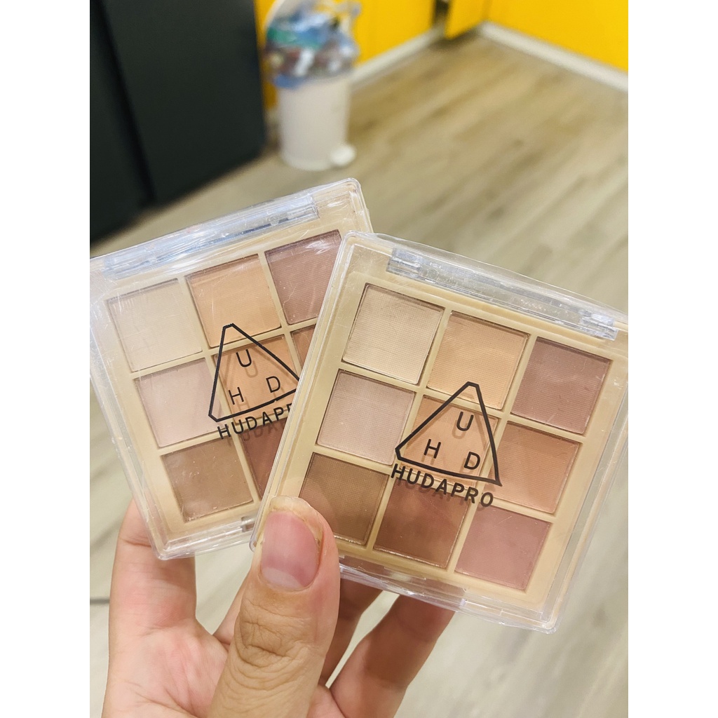 Bảng Phấn Mắt 9 Ô DIKALU Tone Cam có Nhũ Minbeauty (S2)