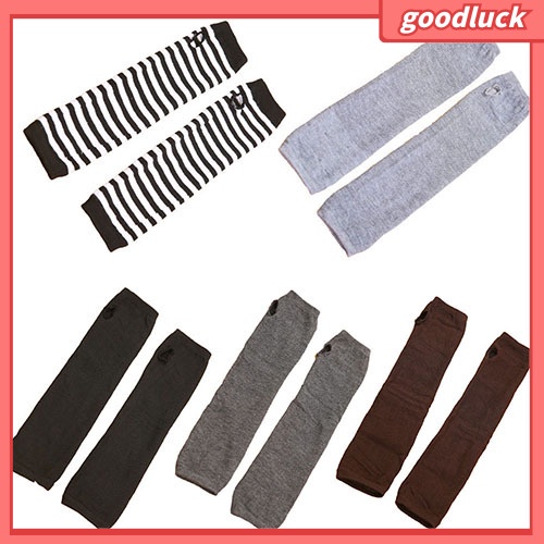 Găng Tay Dệt Kim Hở Ngón Cho Nữ