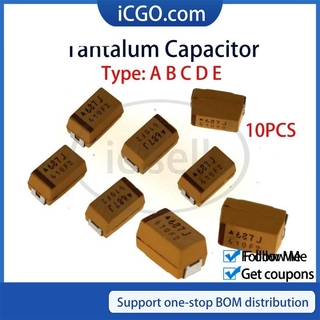 Tụ điện tantali 3528 1210 Type B 1UF 2.2UF 4.7UF 10UF 22UF 47UF 100UF 220UF 6.3V 10V 16V 25V 35V 50V