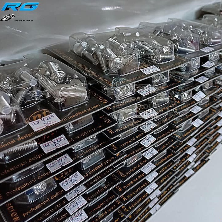 Ốc 6li10, 6li25, 6li35, 6li60 10li40 Inox 304 Salaya Trụ