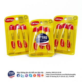Carmex - Son dưỡng chống nứt nẻ môi, da, nứt gót chân - USA chính hãng - tuýp 10g