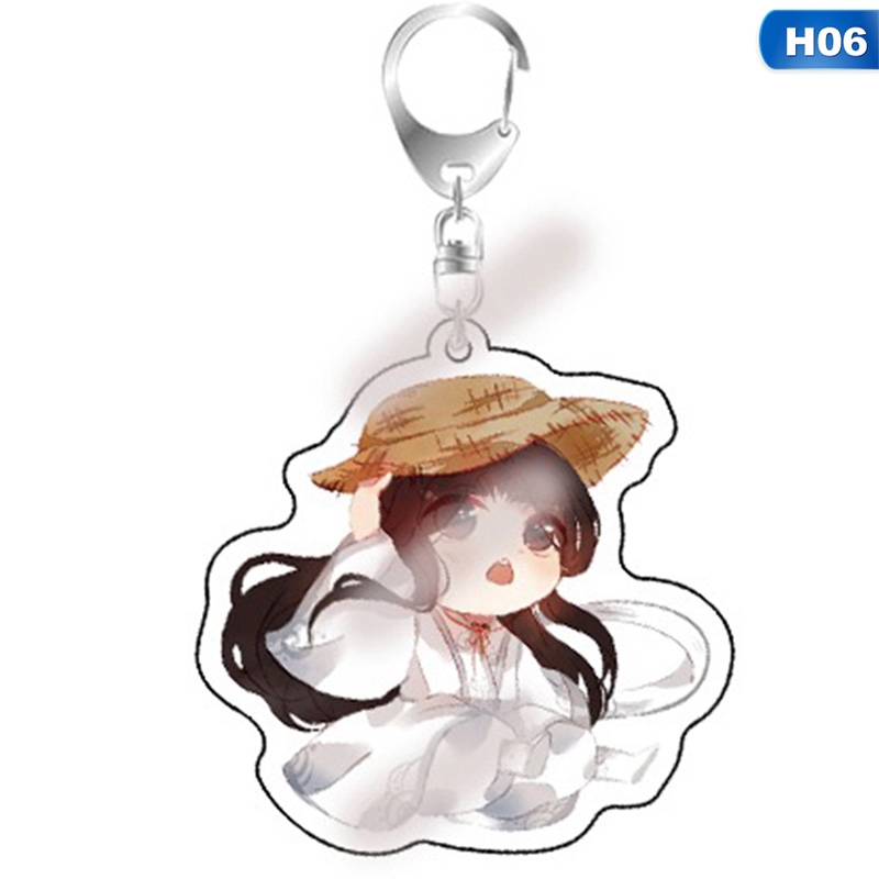 Tmdbyx  Móc chìa khóa mặt hình các nhân vật hoạt hình trung hoa độc đáo