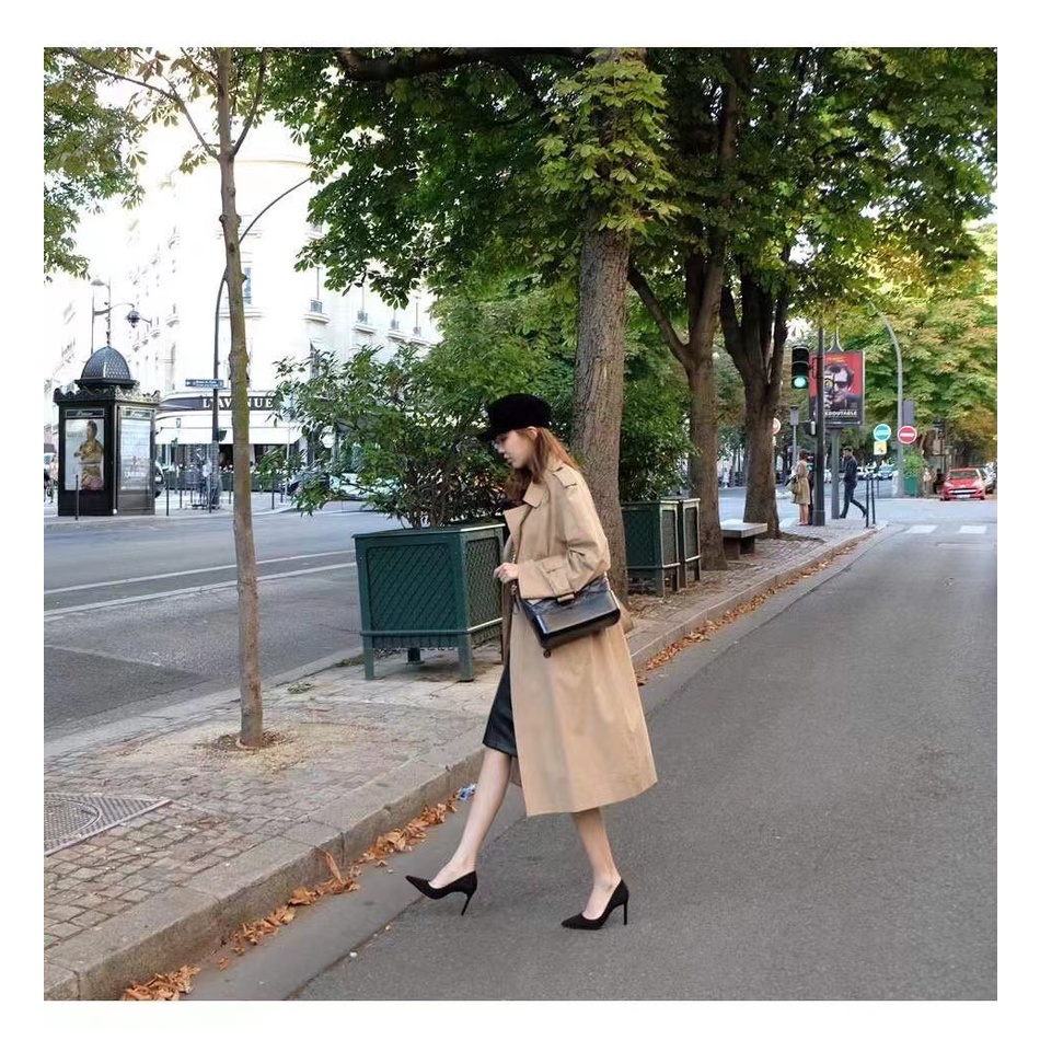 Giày Cao Gót Nữ Màu Đen Truyền Thống 7 Phân Nhọn A3