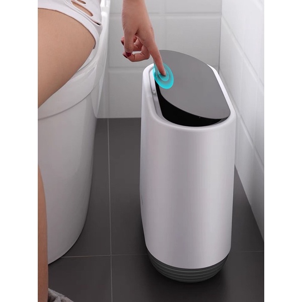 Thùng Rác Thông Minh ECOCO Tiện Lợi Dung Tích 10L, Thùng Đựng Rác Văn Phòng Và Gia Đình 1906
