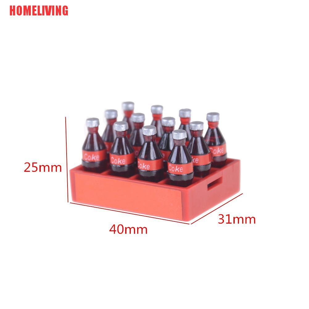 Set 13 Khay Đựng Nước Ngọt Mini Tỉ Lệ 1: 12 Trang Trí Nhà Búp Bê