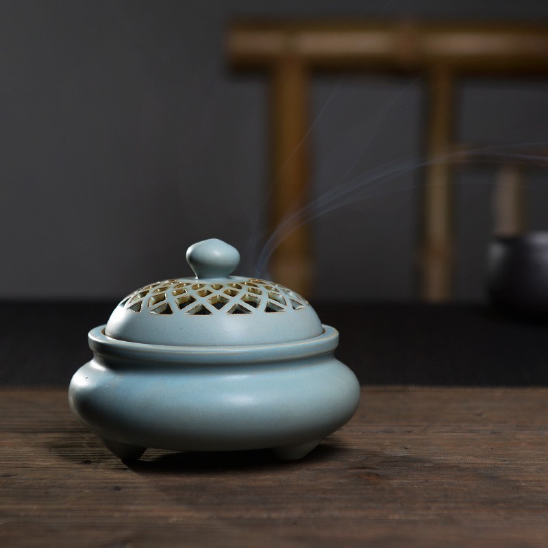 rồng Lư hương thắp hương, lư hương gốm sứ thiết kế lư hương lư xông trầm hương đỉnh đốt nhang gốm sứ | BigBuy360 - bigbuy360.vn