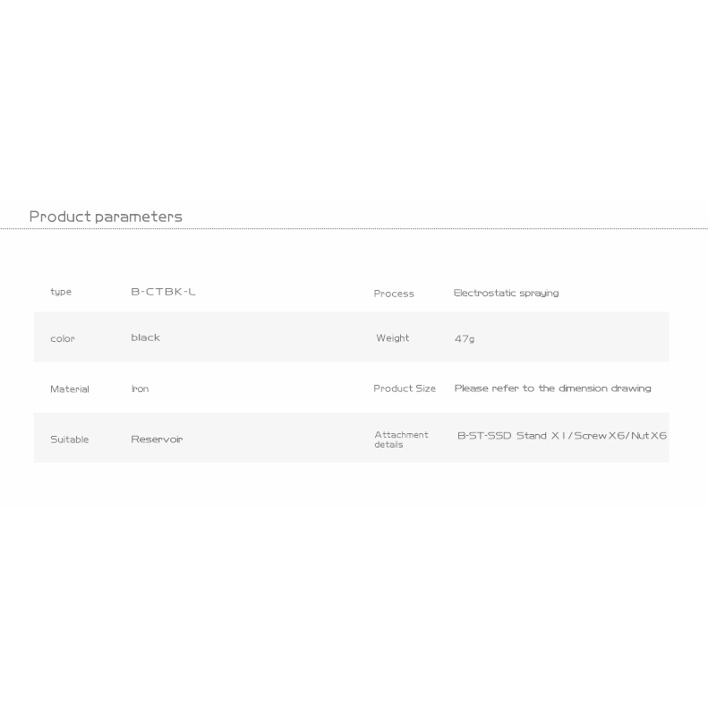 Bykski Giá Đỡ Tản Nhiệt B-CTBK-L Bằng Sắt Màu Đen Cho Máy Tính