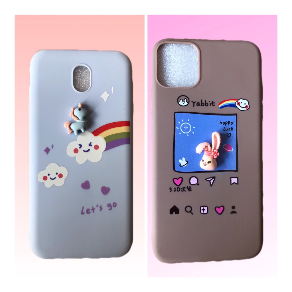 Ốp lưng điện thoại chống bụi bẩn silicon dẻo nhiều mẫu cute dành cho iPhone 6G/X/Xs/11/11Pro Max SamSung J7 Pro/A51
