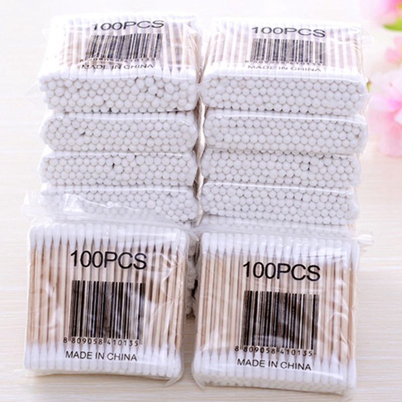 Set 100 tăm bông cotton chuyên dụng chất lượng cao