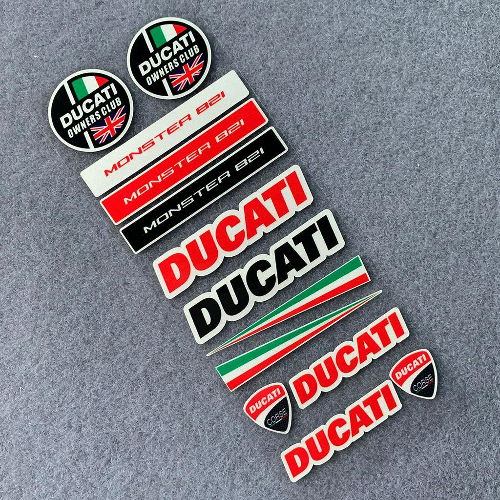 Decal Phản Quang Dán Trang Trí Xe Ducati No.71 Vespa