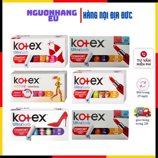 Băng Vệ Sinh Tampon Kotex Nhập Khẩu Châu Âu