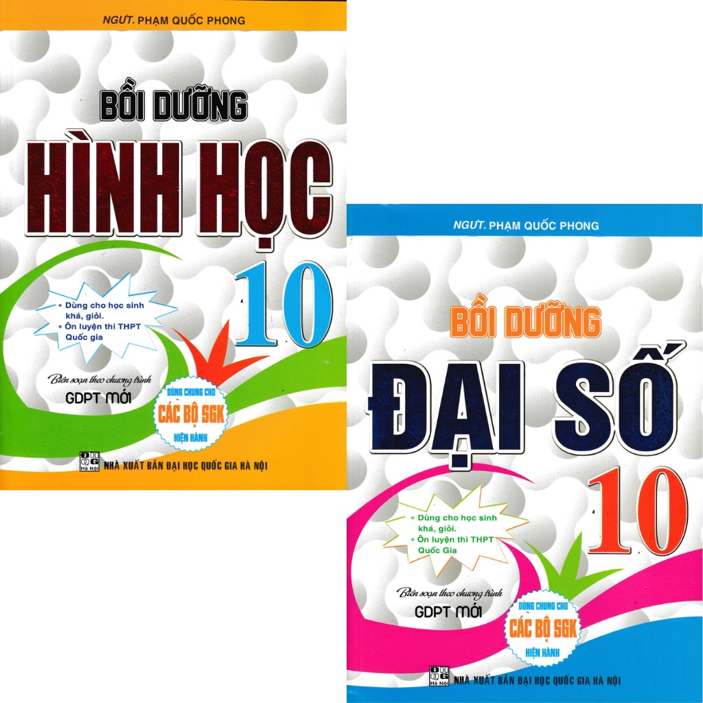 Sách - Combo Bồi Dưỡng Đại Số + Hình Học 10 (Biên Soạn Theo Chương Trình GDPT Mới)