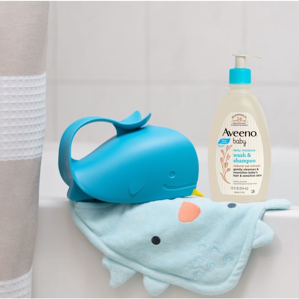 Sữa tắm gội chiết xuất yến mạch Aveeno Baby Daily Moisture Wash & Shampoo