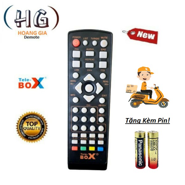 Điều khiển đầu Telebox T201 DVB T2- Hàng tốt