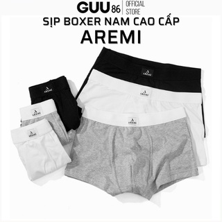 Quần sịp nam AREMI dáng BOXER, quần lót chất liệu cotton CAO CẤP thấm hút mồ hôi