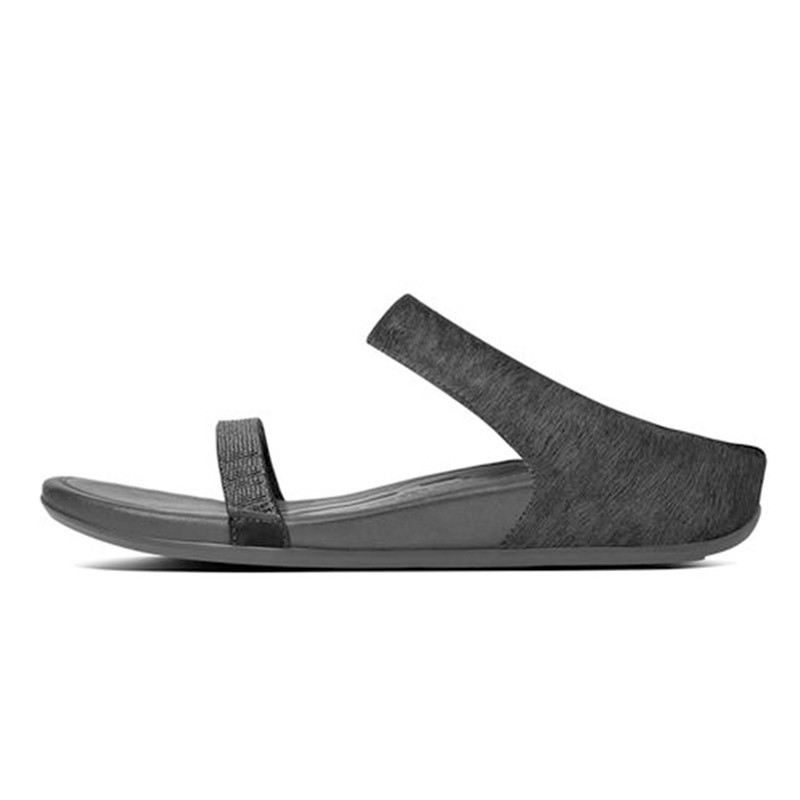 Fitflop Dép Sandal Đế Mềm Đính Đá Thời Trang Đi Biển Cho Nữ