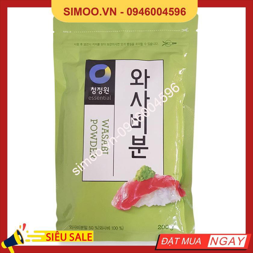 Bột Mù Tạt Wasabi Daesang Gói 200G