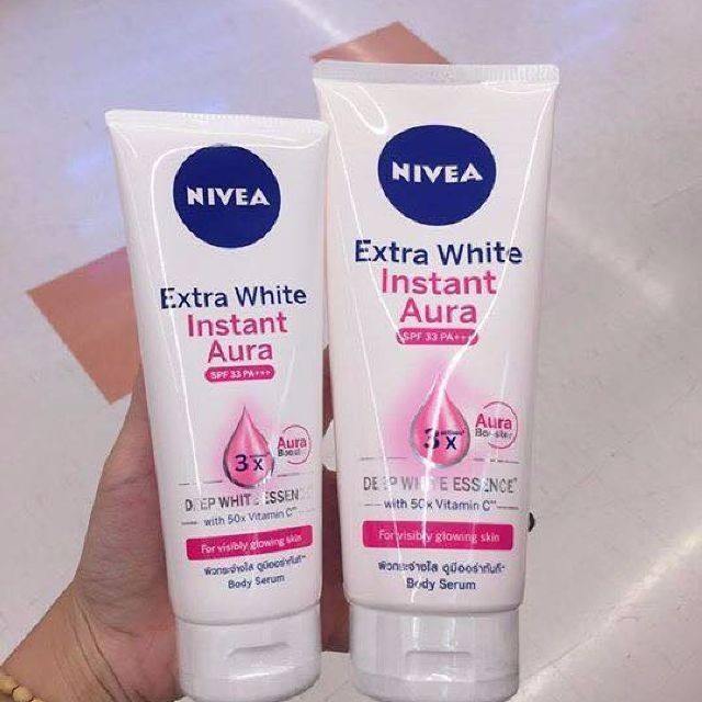 Tinh Chất dưỡng thể trắng da Nivea Extra White Body Serum 200ml,180ml