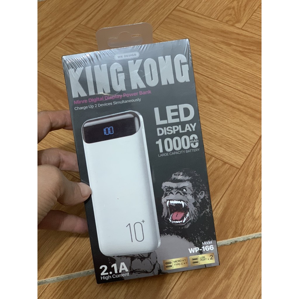 Sạc Dự Phòng KinhKong Chính Hãng WK - WP168 20000Mah .. !