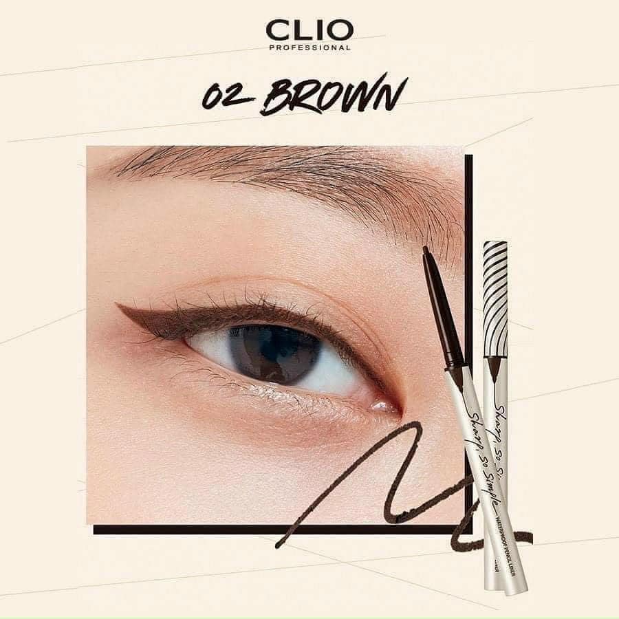 Chì Mí Mắt CLIO Sharp So Simple Waterproof Pencil Liner