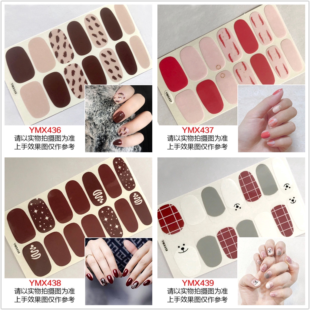 Miếng Dán Móng Tay Giả Trang Trí 3d