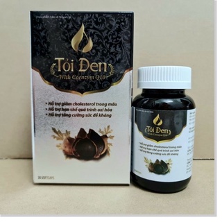 Tỏi đen giảm cholesterol và mỡ trong máu, hạn chế quá trình oxy hoá, tăng cường sức đề kháng cho cơ thể lọ 30viên