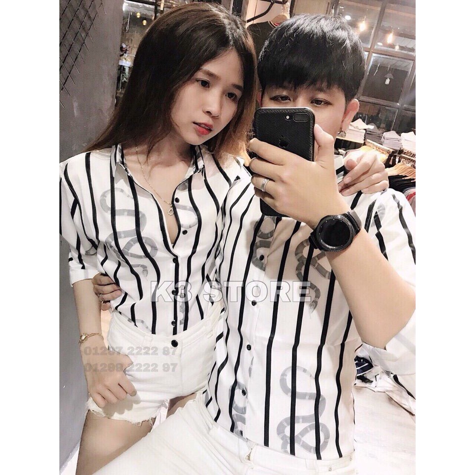 ÁO SOMI LỤA 3D ĐÔI NAM NỮ THỜI TRANG CAO CẤP (1 ÁO) MS006
