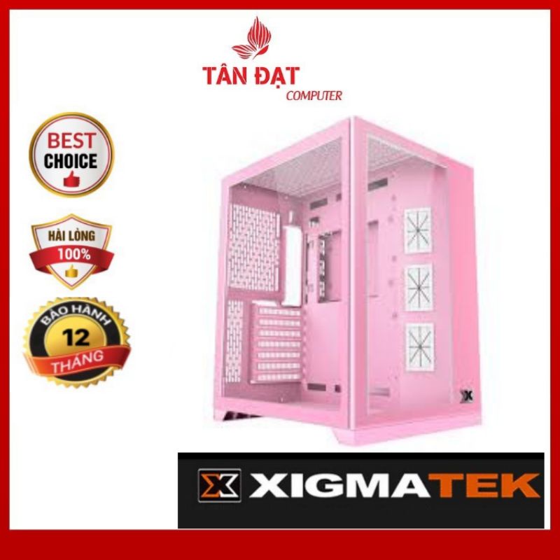 Vỏ Case Máy Tính XIGMATEK AQUARIUS S - QUEEN (No Fan) - Hàng chính hãng Mai Hoàng