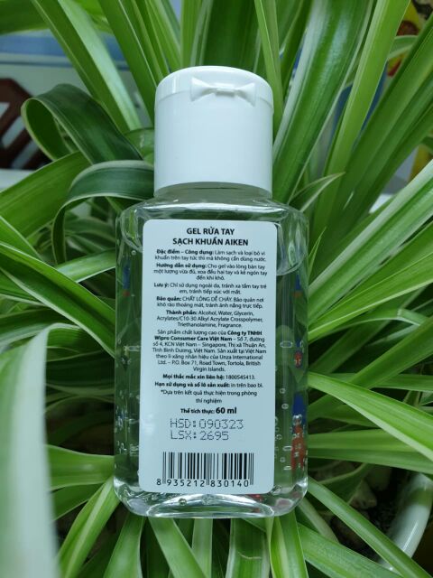 (Hot) Nước rửa tay khô Aiken 60ml | BigBuy360 - bigbuy360.vn