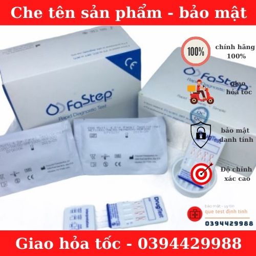 Hỏa tốc HCM - que test ma túy l Que thử ma túy 4 chân Fastep - test nước tiểu tại nhà