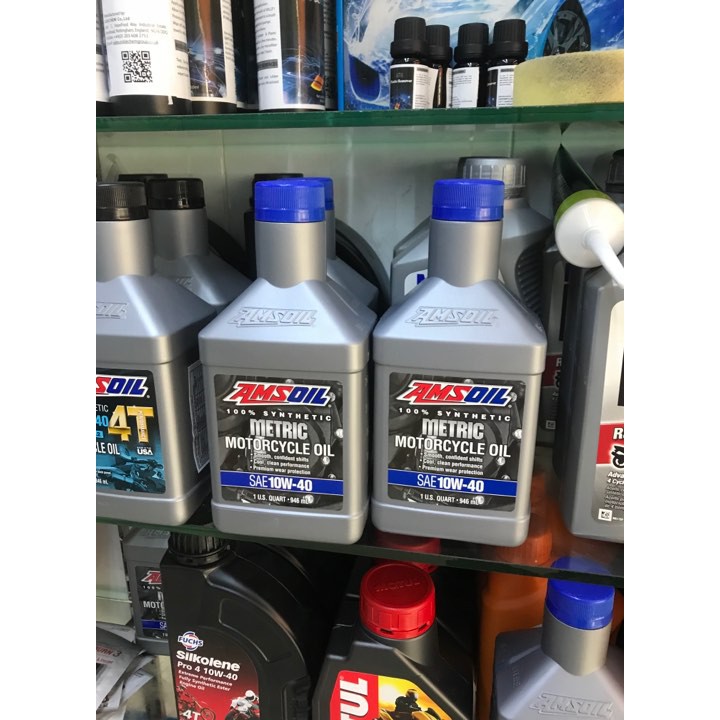 Dầu Nhớt Amsoil 10W40 Synthetic Metric 946ml