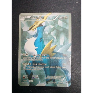 01 thẻ bài sưu tầm pokemon Cobalion