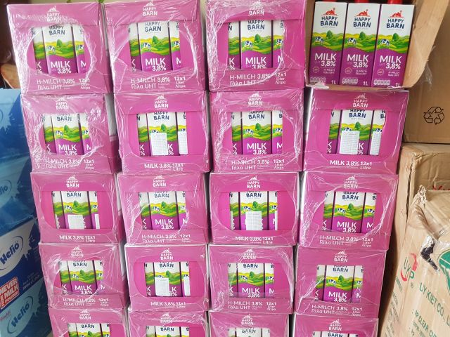 Sữa Tươi Nguyên kem / Sữa tươi Full Cream Happy Barn hộp 1L độ béo cao